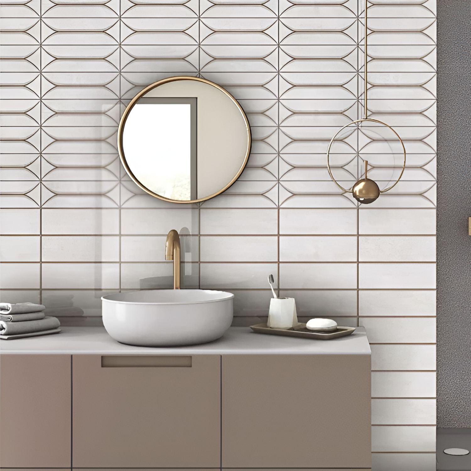 Riga Ice Subway Tile 4x12 inch with a glossy finish, featuring a soft ice-blue surface, smooth and durable, ideal for contemporary backsplashes and decorative wall applications.
