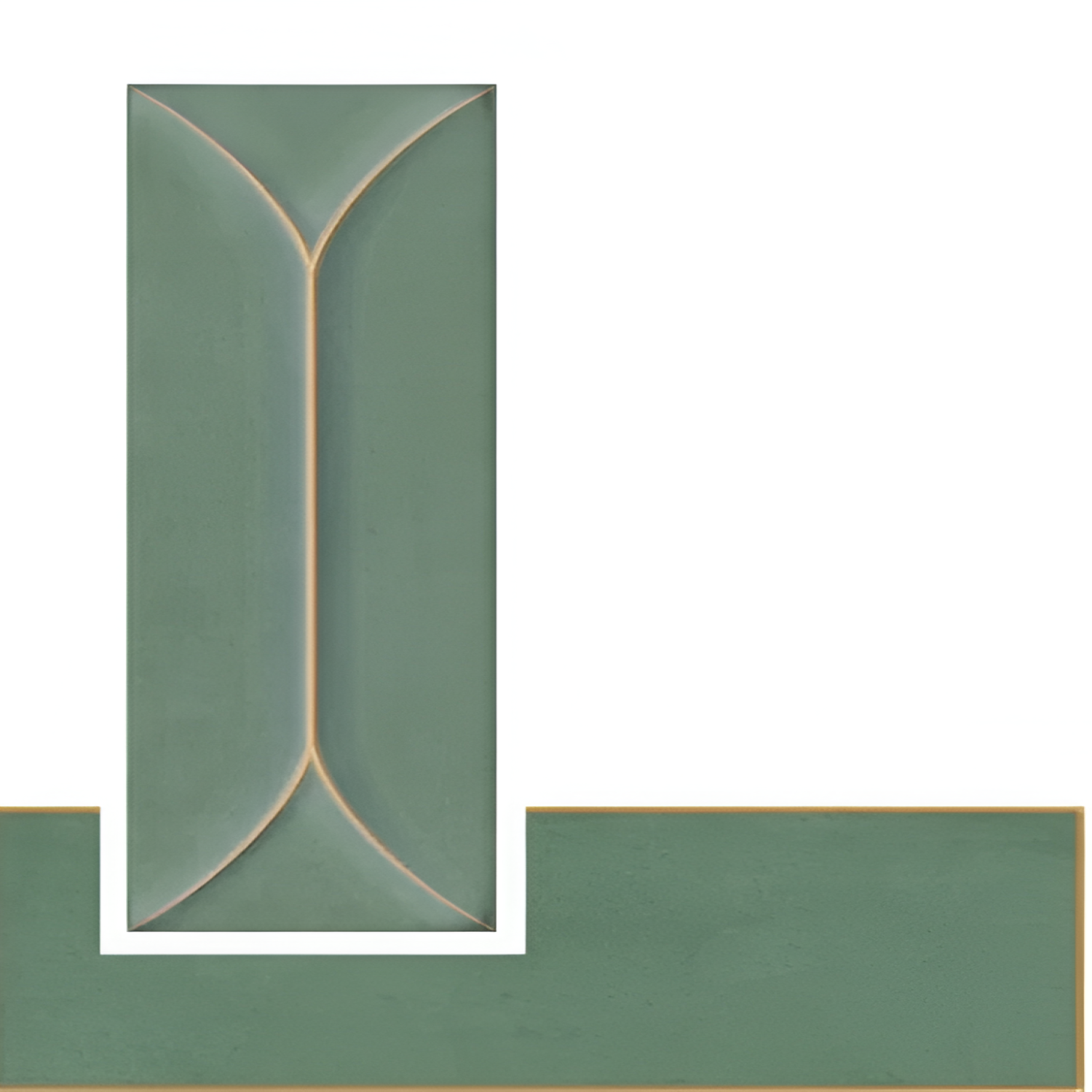 Riga Kiwi Subway Tile 4x12 inch with a glossy finish, featuring a vibrant kiwi-green surface, smooth and durable, ideal for contemporary backsplashes and decorative wall applications.
