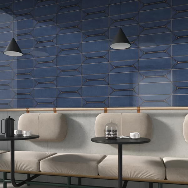 Riga Navy Subway Tile 4 Inch * 12 Inch