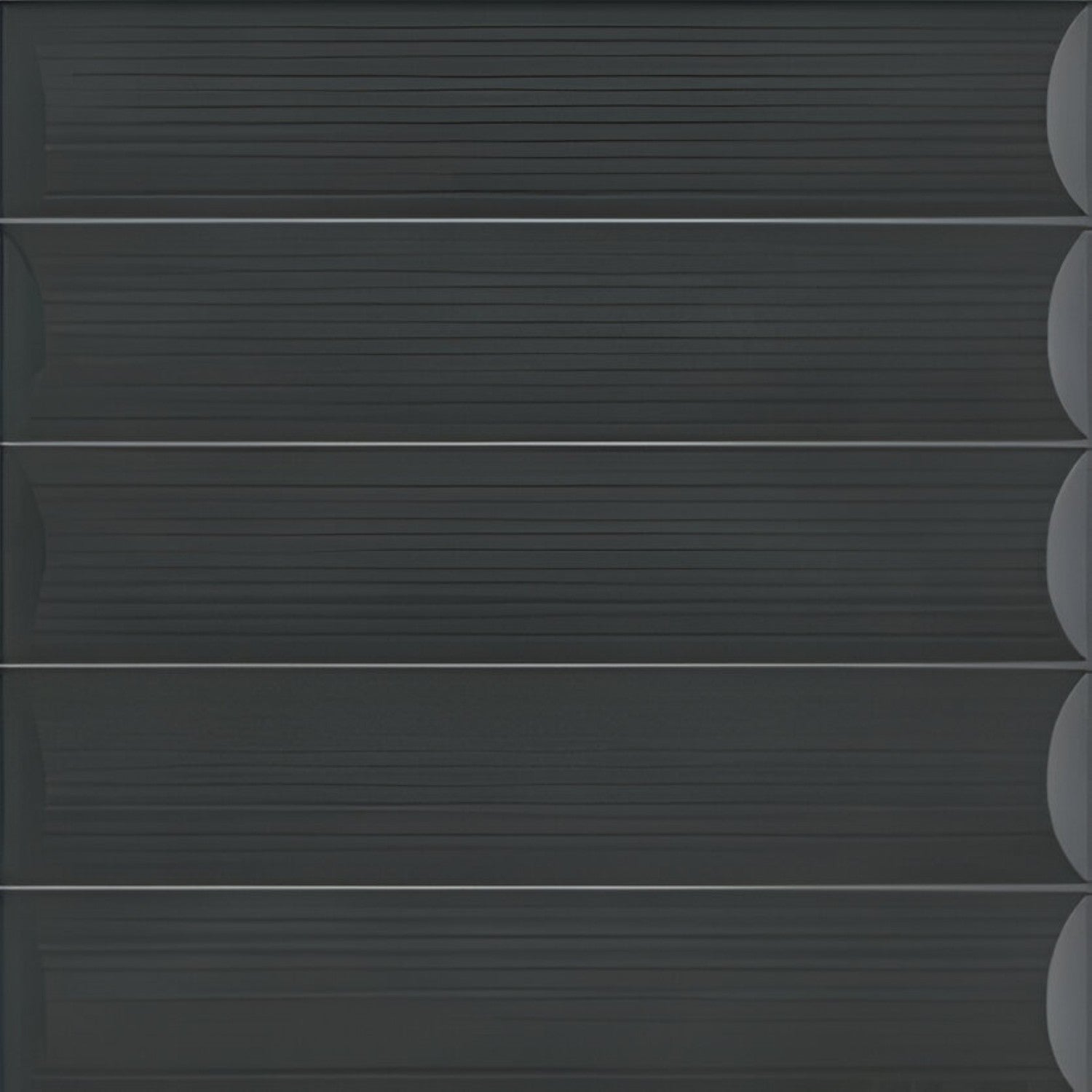 Roof Black Ceramic Tile 12x12 inch with a matt finish, featuring a deep black surface with subtle texture, durable and scratch-resistant, ideal for modern floors and walls.
