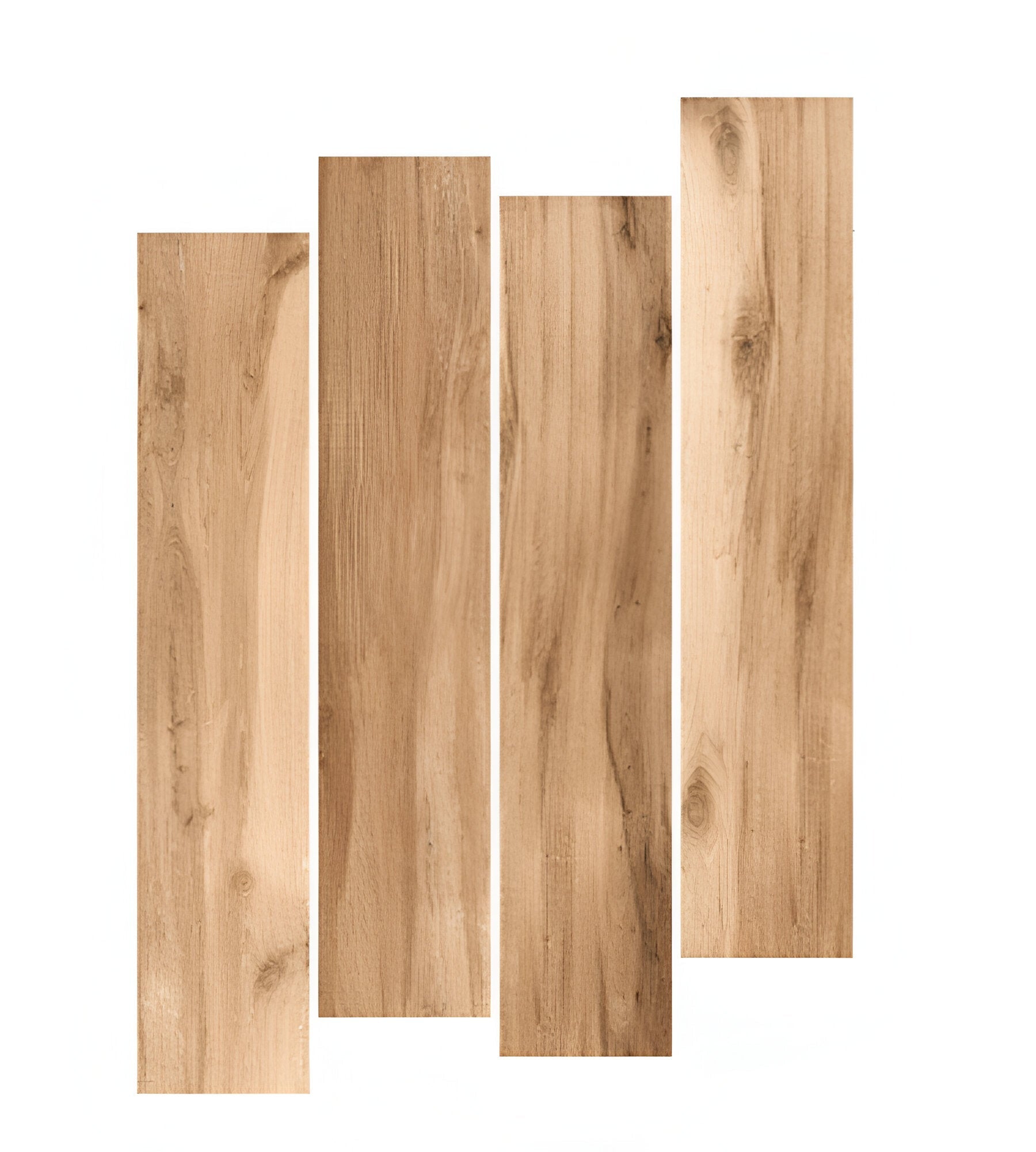 Rotten Brown Wooden Plank 8×48 Inch Matt Vitrified Floor Tile featuring rustic natural brown wood grain texture and elongated plank layout, suitable for elegant flooring in modern and traditional interiors