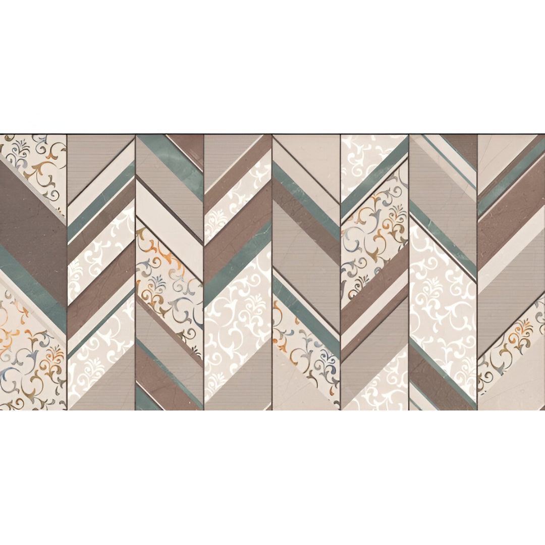 S-9001 Decor Gloss Vitrified Tile 24x48 Inch – decorative marble-look tile with gloss finish, perfect for stylish and luxurious interiors

