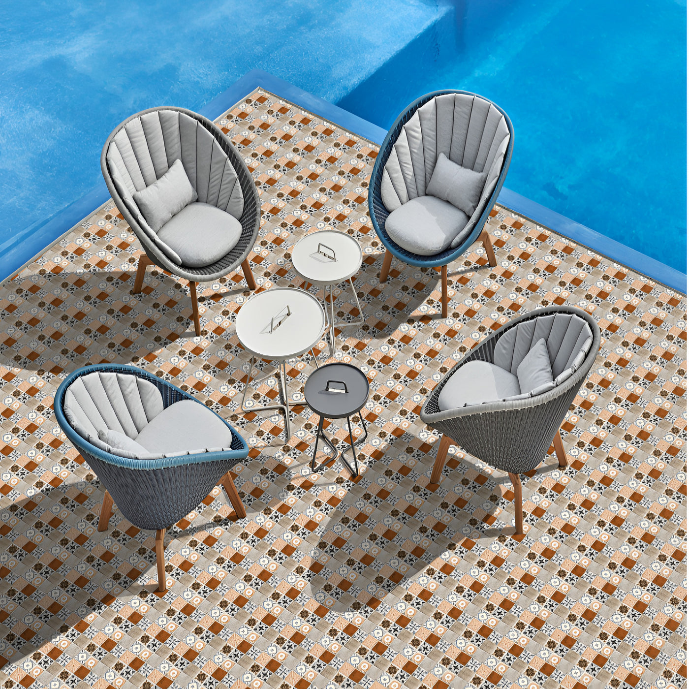 Artistic Floral Rangoli Moroccan Designer Inspiration