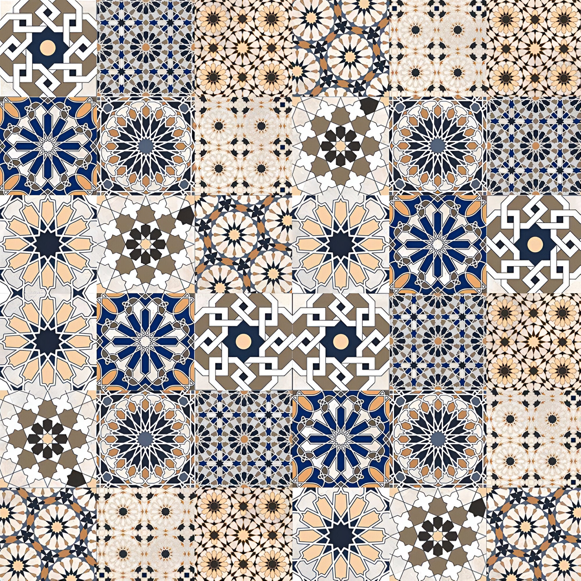 Decor 9 Moroccan Ceramic Tile 24 x 24 Inch