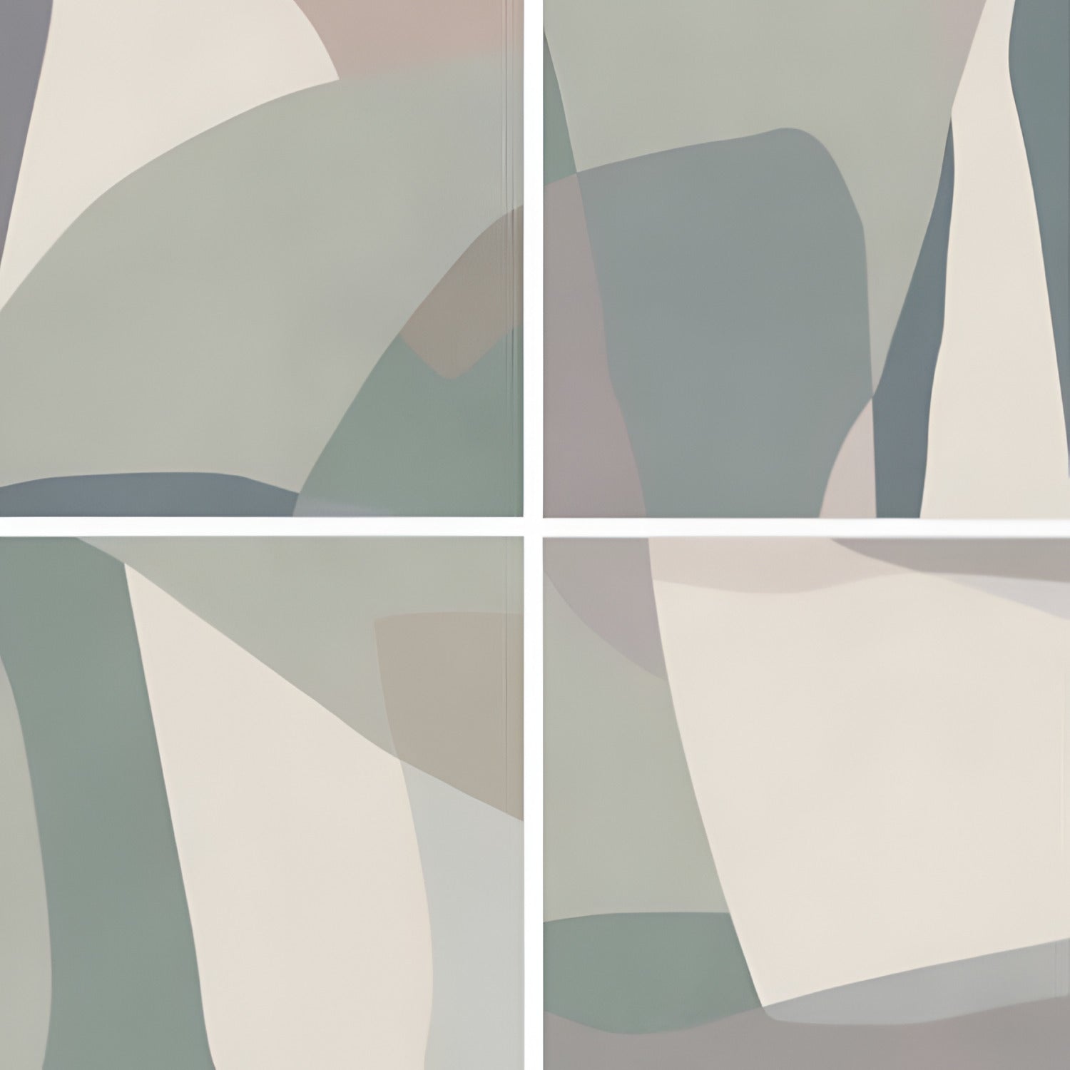 Shapes Gray Moroccan Ceramic Tile – 24x24 inch ceramic tile with subtle gray tones and delicate Moroccan geometric patterns for a modern, minimalist look.
