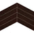 Smokey Chocolate Oak Chevron Wooden Tile 6x36 Inch, featuring rich dark brown oak tones arranged in a chevron pattern, ideal for luxurious and durable flooring or wall applications.

