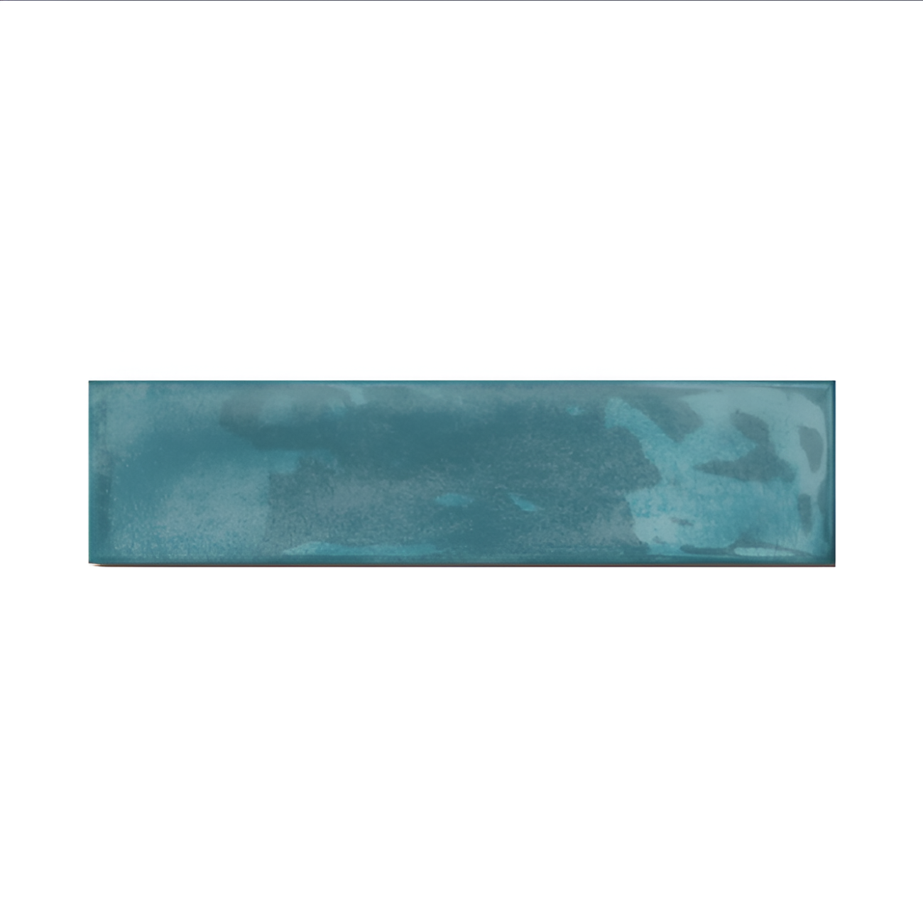 Splendor Acqua 3x12 inch glossy blue ceramic subway wall tile