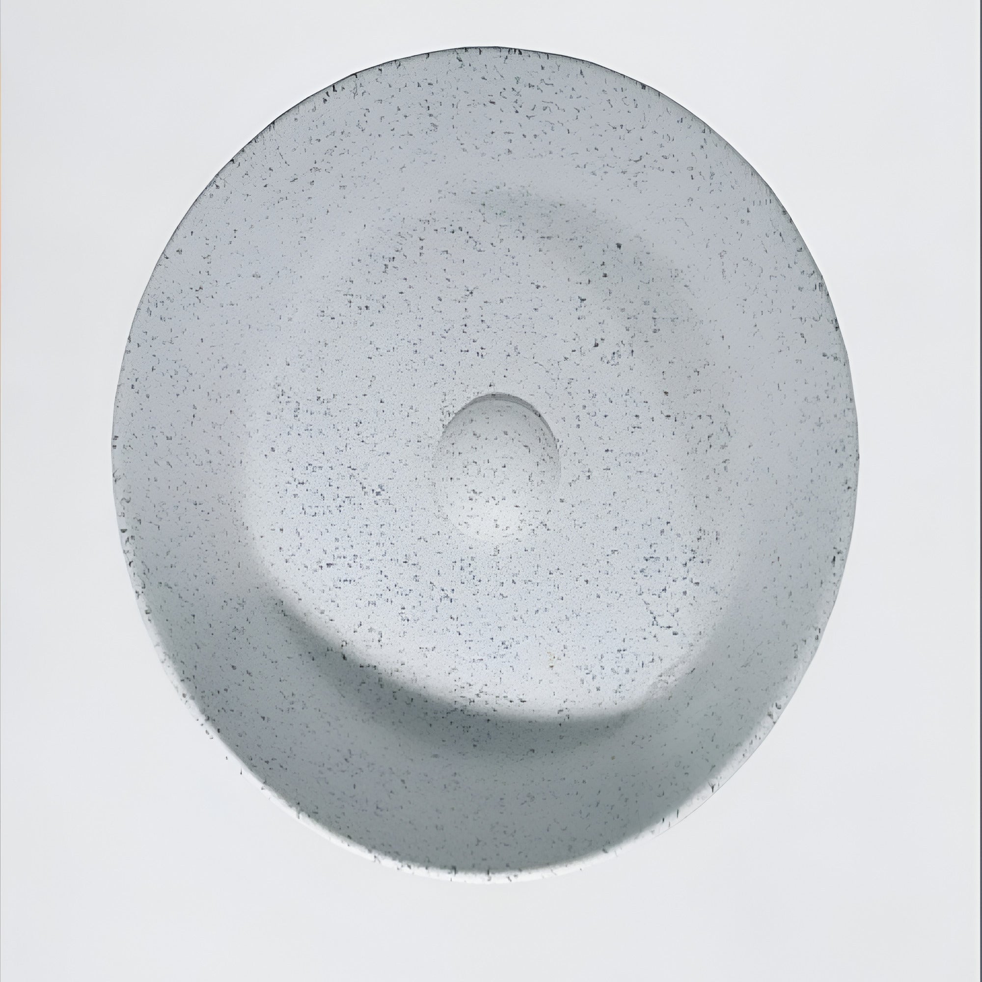 TTH-021-1 terrazzo design ceramic countertop washbasin placed on a modern vanity surface, featuring a square shape with clean edges, smooth inner bowl, textured terrazzo-style pattern, compact depth, and contemporary styling suitable for luxury bathrooms and designer wash areas