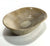 TTH 116-1 featuring a smooth, organically curved outer profile with a gently contoured inner bowl. The basin sits stably on a flat countertop surface, displaying clean lines, seamless edges, and a sculptural, nature-inspired shape. The circular-to-freeform transition of the rim highlights its artistic design, while the central drain placement ensures balanced functionality.