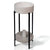 TTH 137 pedestal washbasin with smooth ceramic finish, structured pedestal base concealing plumbing, compact round basin design, modern bathroom fixture with ergonomic height, ideal for residential and commercial wash areas.