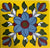 TTH‑441 Ceramic Tile – 4×4 inch tile featuring a classic blue and white ceramic pattern in traditional Moroccan-inspired design, ideal for artistic wall or floor accents.
