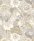 Tahiti 13359 Beige Floral Wallpaper featuring delicate, intricate floral patterns in soft beige shades, highlighting the texture and elegance of the wall covering, ideal for stylish home and office interiors.