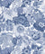Tahiti 13361 Floral Blue Wallpaper featuring delicate and intricate blue floral motifs on a soft textured background, perfect for living rooms, bedrooms, and accent walls to create a serene and stylish ambiance.
