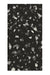 Terra Black Terrazzo Vitrified Tile 24 x 48 inch featuring a deep black terrazzo-inspired design with subtle speckled patterns, perfect for adding a modern and sophisticated look to floors and walls.