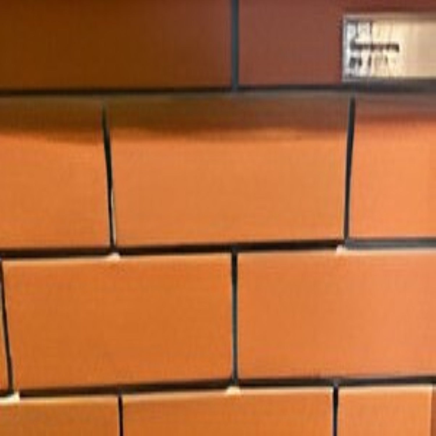 Terracotta Clay Brick 3x9 inch with warm terracotta finish, durable surface, perfect for wall cladding, decorative interiors, and exterior applications
