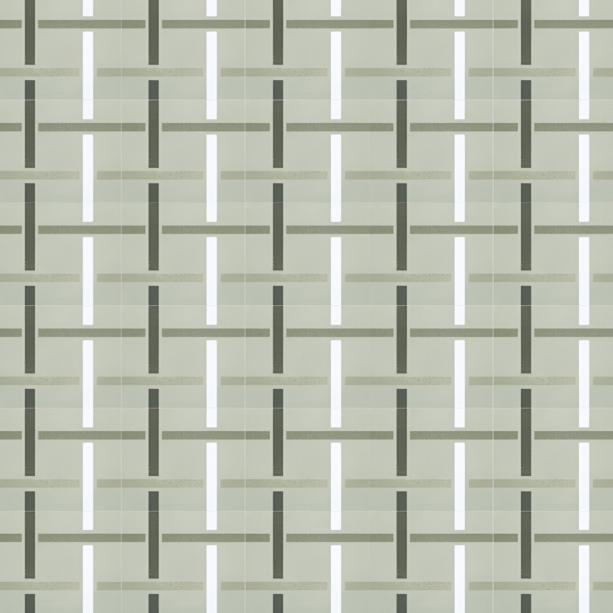 Tirreni Green Moroccan Vitrified Tile 8x8 Inch with Matt finish, showcasing intricate Printed Rangoli designs suitable for both floor and wall, highlighting durability, elegance, and vibrant green hues that enhance interior décor.