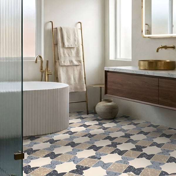 Topaz Moroccan Vitrified Tile 16*16 Inch (B)