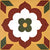 Unity Flora Ceramic Athangudi Tile 12 Inch x 12 Inch featuring an elegant yellow and red Moroccan-inspired Athangudi printed pattern with traditional Rangoli motifs in a matt finish. This premium ceramic tile is designed for both wall and floor applications, making it ideal for bathrooms, kitchens, balconies, bedrooms, living rooms, feature walls, accent spaces, and heritage-inspired interiors