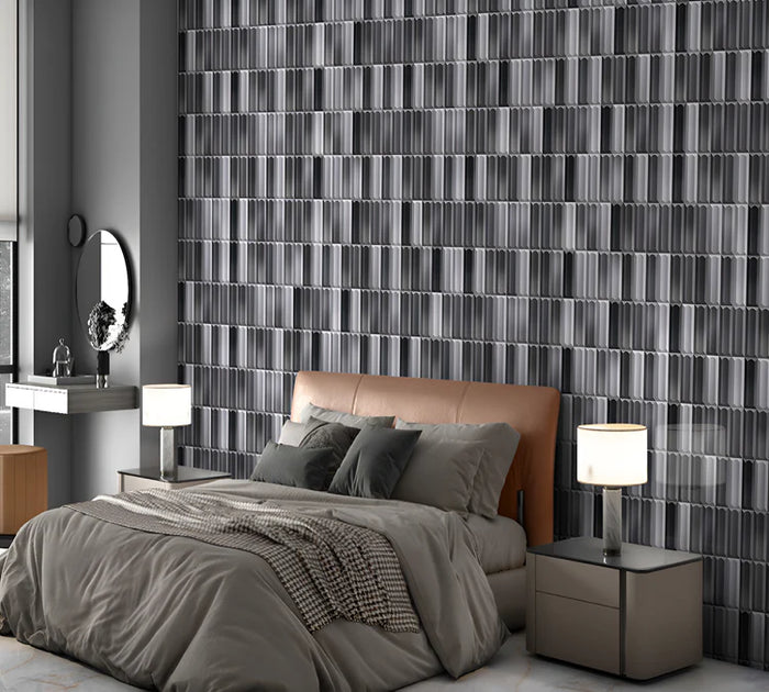 Contemporary Bedroom Texture Wall Inspiration