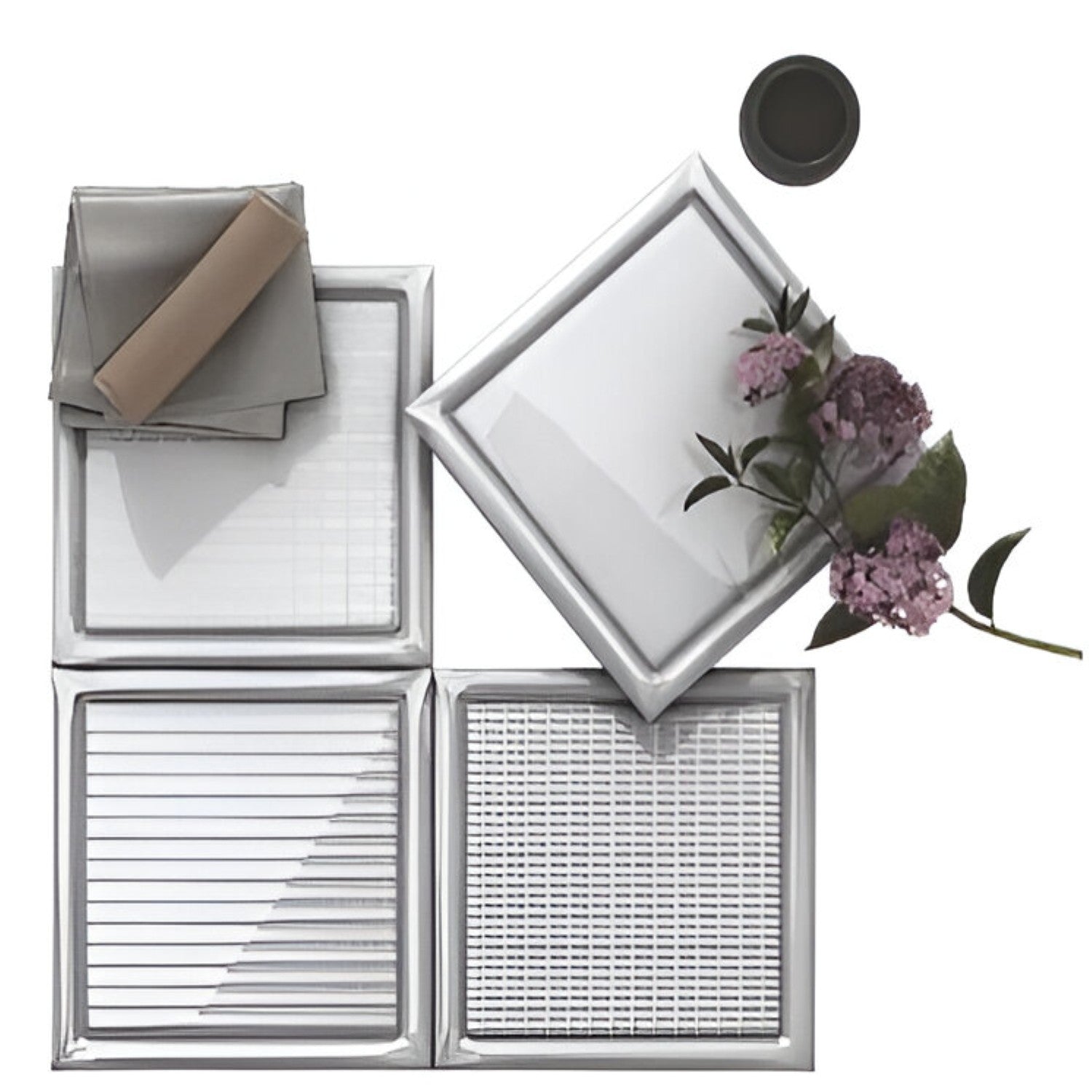 Verglas White Ceramic Tile 8x8 inch with clean white tones, smooth matte finish, and subtle texture, ideal for bright, modern, and versatile flooring, wall, or backsplash applications
