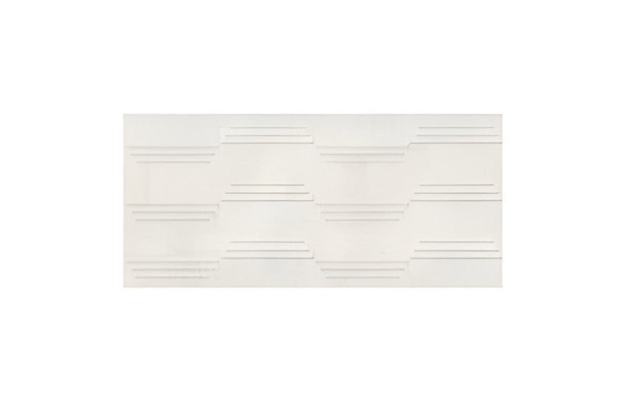 Vogue Bianco Matt Vitrified Tile 12 Inch x 48 Inch featuring a smooth matte white finish with subtle veining patterns ideal for modern wall and floor applications in living rooms kitchens and commercial spaces
