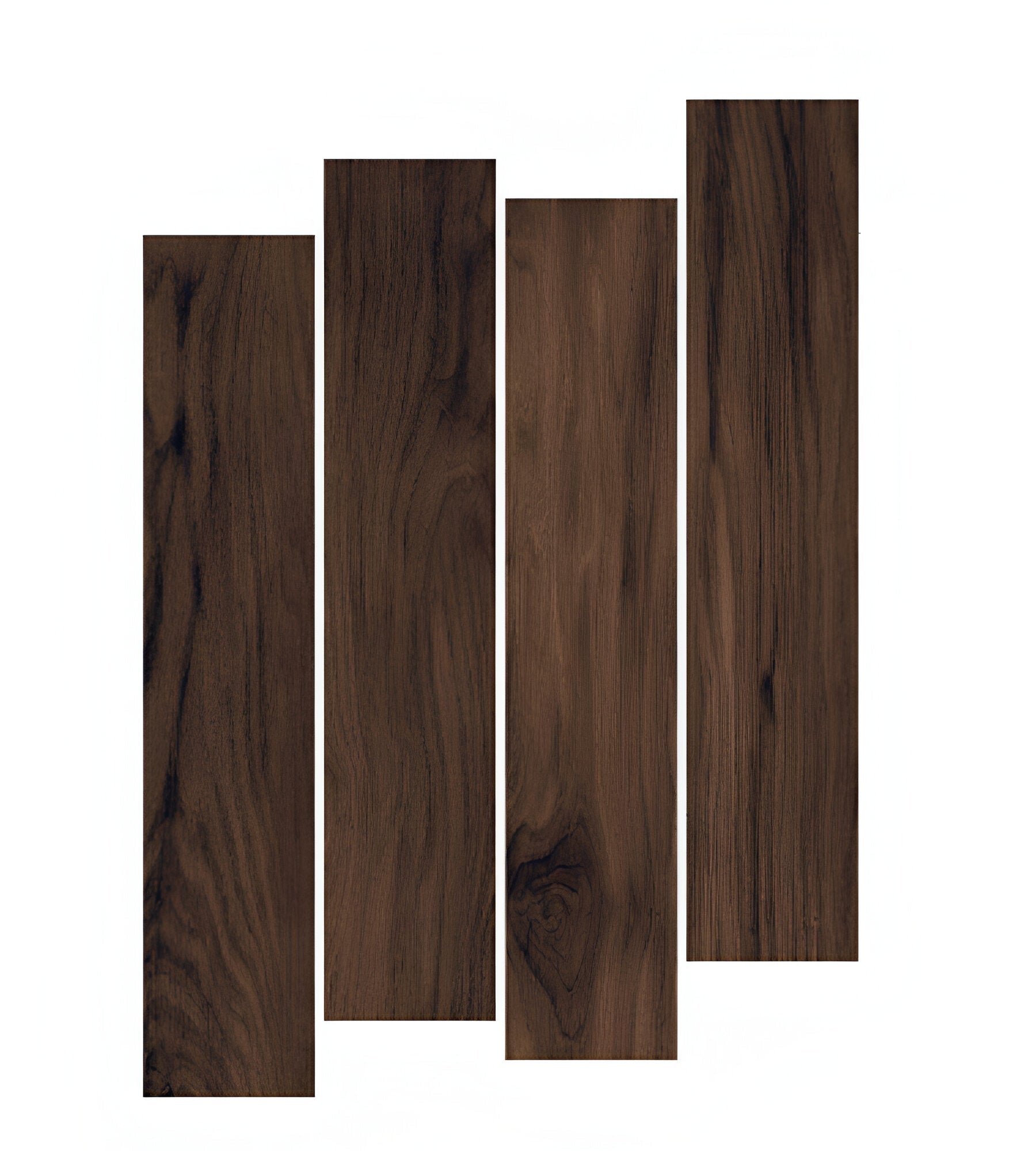 Wenge Cinnamon Wooden Plank 8×48 Inch Matt Finish Vitrified Floor Tile featuring rich cinnamon brown wood grains and realistic plank design, displayed in a spacious interior setting showing natural wooden appearance and elongated plank layout