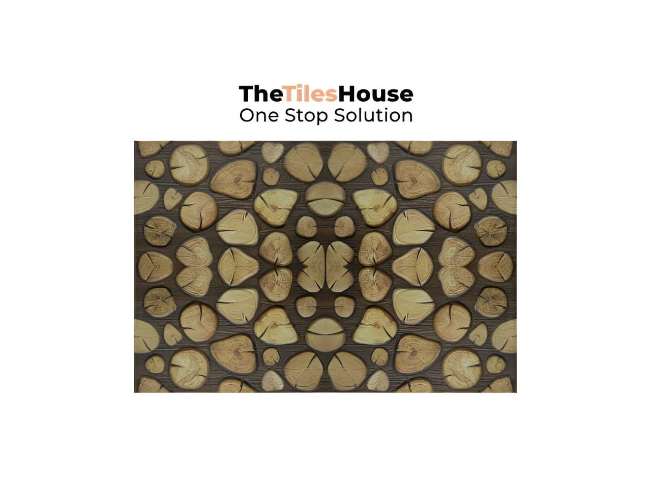 Woodlog Matt Vitrified Tile 12x18 inch with realistic wood grain texture, warm natural brown tones, and matte finish, ideal for durable and stylish flooring or wall applications
