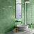 York Green 4 Inch x 12 Inch Subway Tile featuring a smooth green finish with glossy surface suitable for modern wall applications in kitchens bathrooms and accent walls
