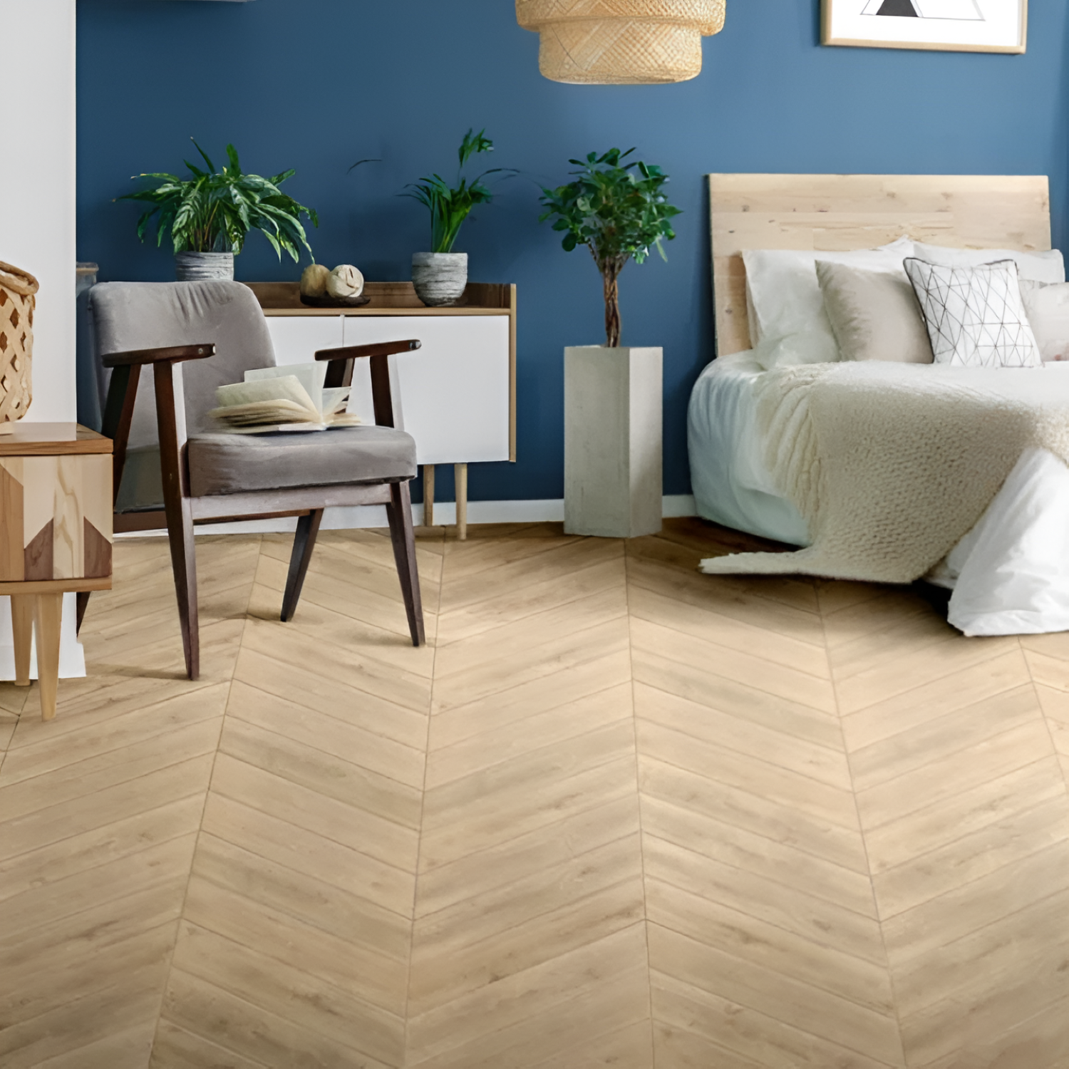 Yosemite Chevron Beige Tile 3x16 Inch with warm beige chevron pattern, smooth polished finish, ideal for elegant and stylish flooring or wall accent designs
