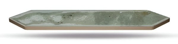 Zenga Verde Glossy Subway Tile 3x12 Inch with rich green glossy finish, smooth polished surface, ideal for vibrant and stylish kitchen backsplashes or accent walls
