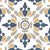 Zibrano Leaf Moroccan vitrified tile 8×8 inch with detailed printed leaf pattern inspired by Moroccan and Rangoli art, featuring a soft matt finish, suitable for stylish floor and wall décor in modern and traditional interiors