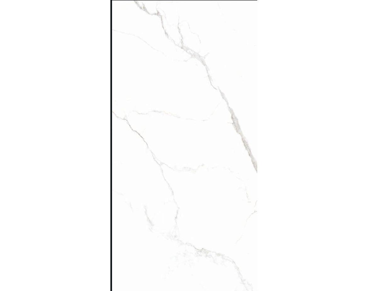 Grace Ancona Statuario 32 Inch x 64 Inch tile face close-up