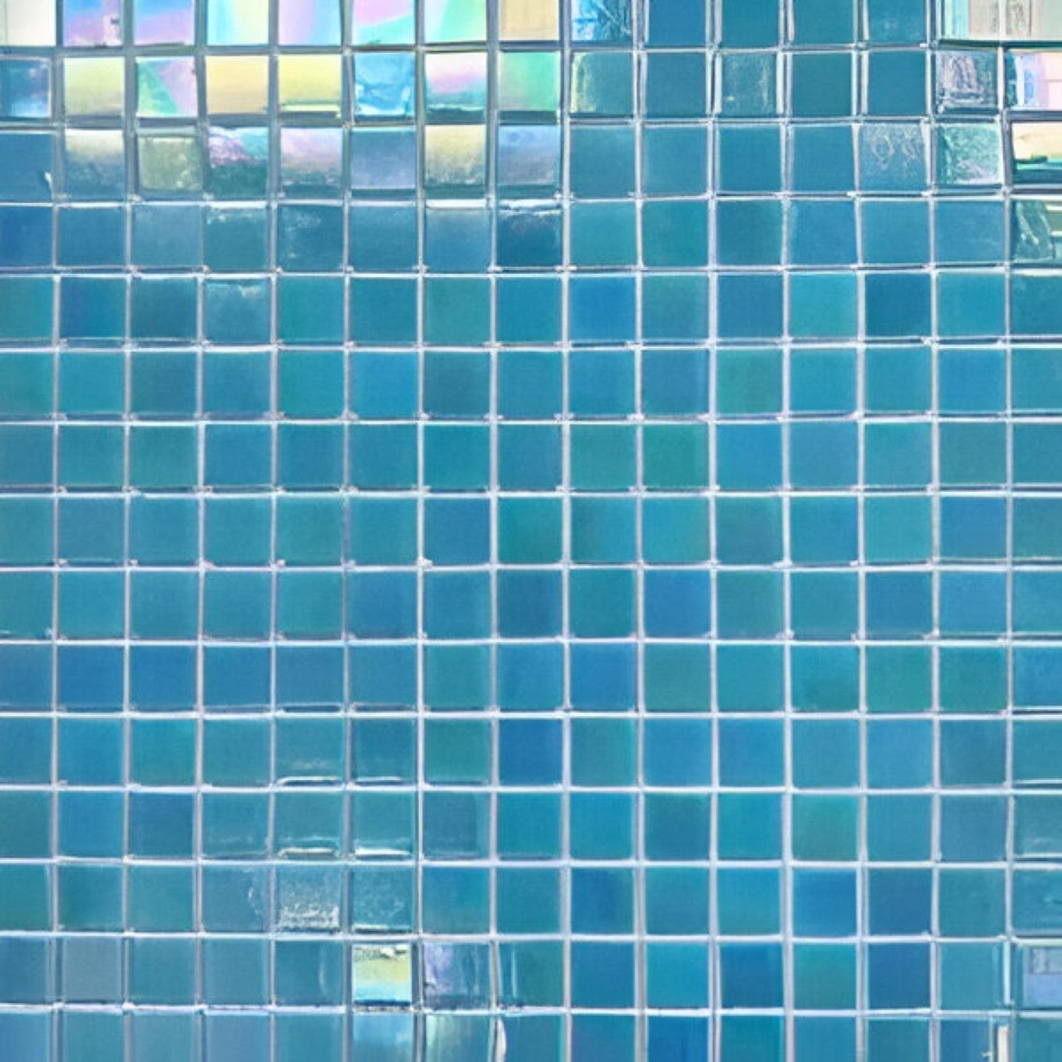 Aqua Marine Mosaic Glass Tile 12x12 Inch