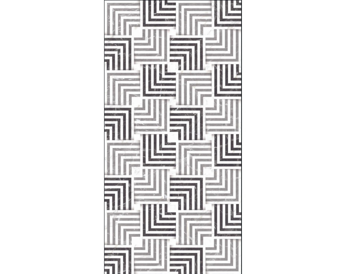 Grace Austin Decore 32 Inch x 64 Inch tile face close-up