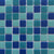 Blue Chip Mosaic Glass Tile 12x12 Inch