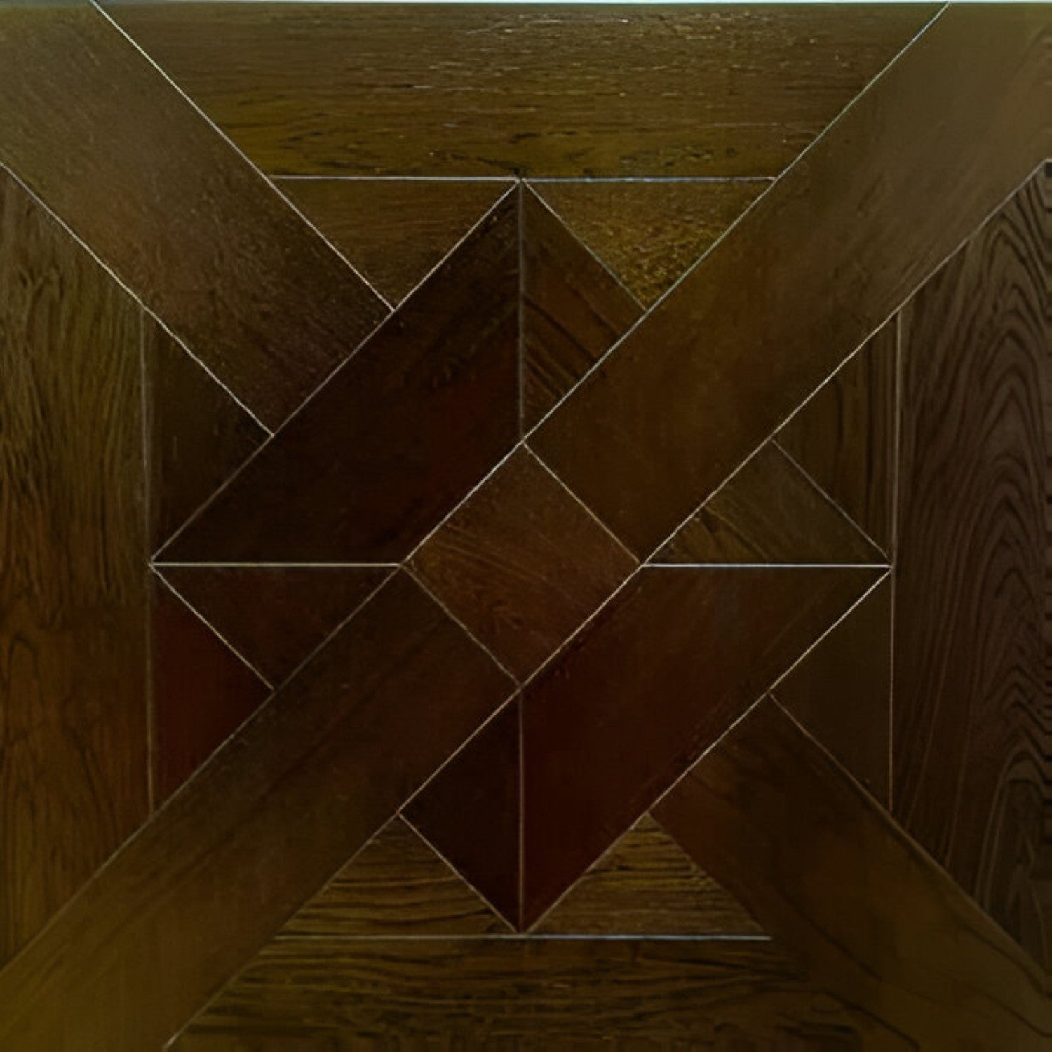 Champani Oak Parquet Flooring 24x24 Inch