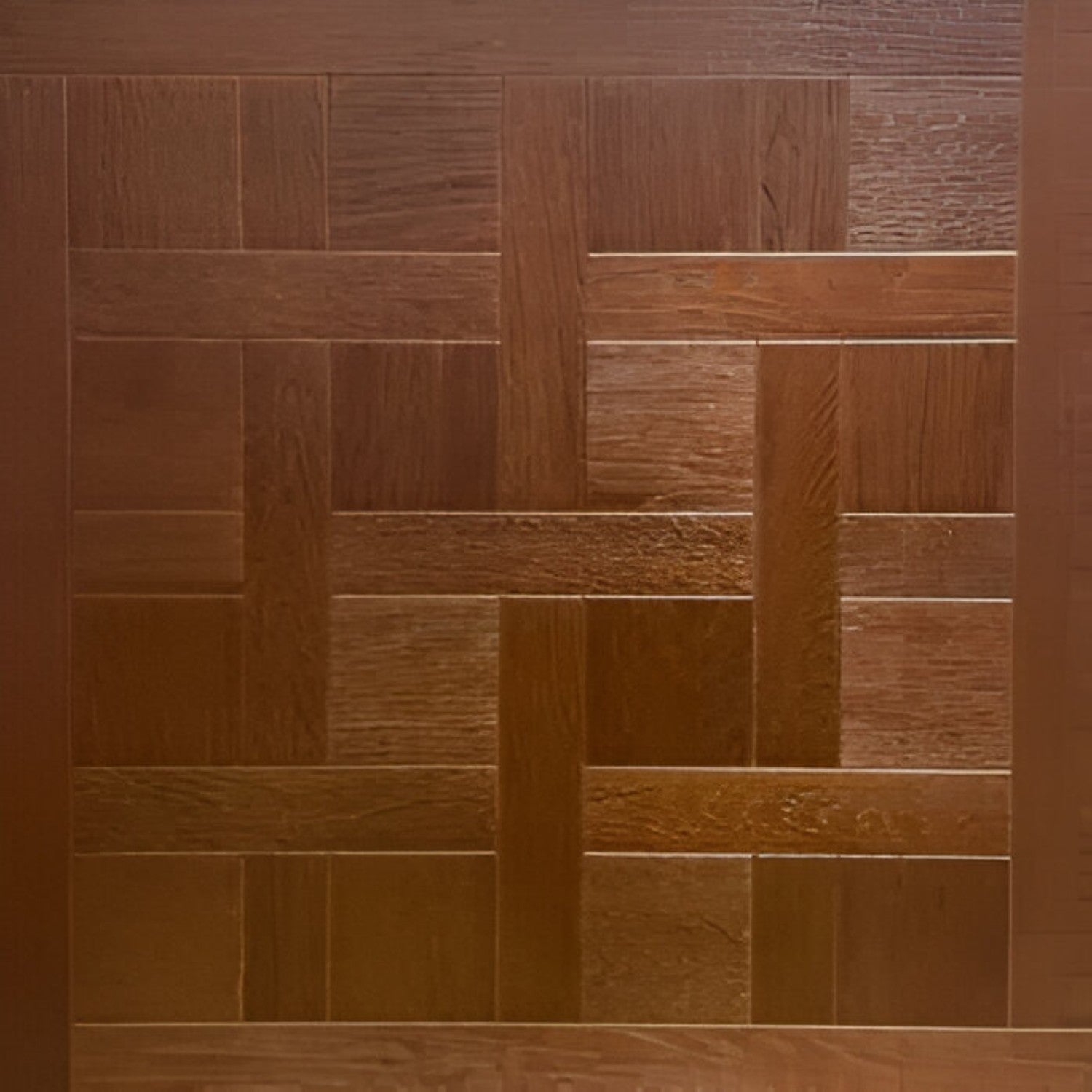 Chantilly Oak Parquet Flooring 24x24 Inch
