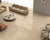 Grace Cream Alisiya 32 Inch x 64 Inch tile in room setting