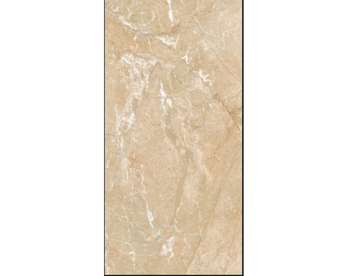 Grace Cream Alisiya 32 Inch x 64 Inch tile face close-up