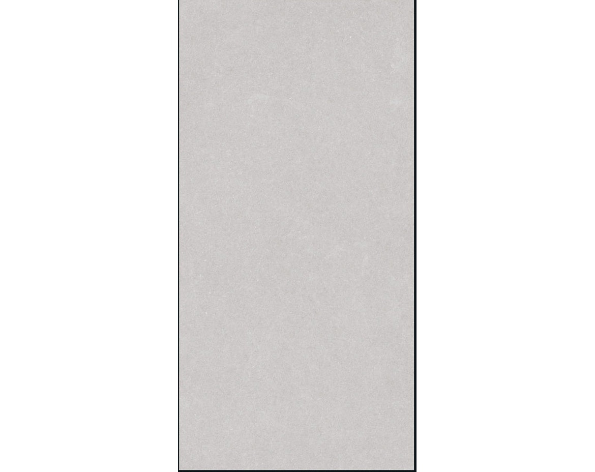 Crusty Krypton Light Grey 32 Inch x 64 Inch tile face close-up