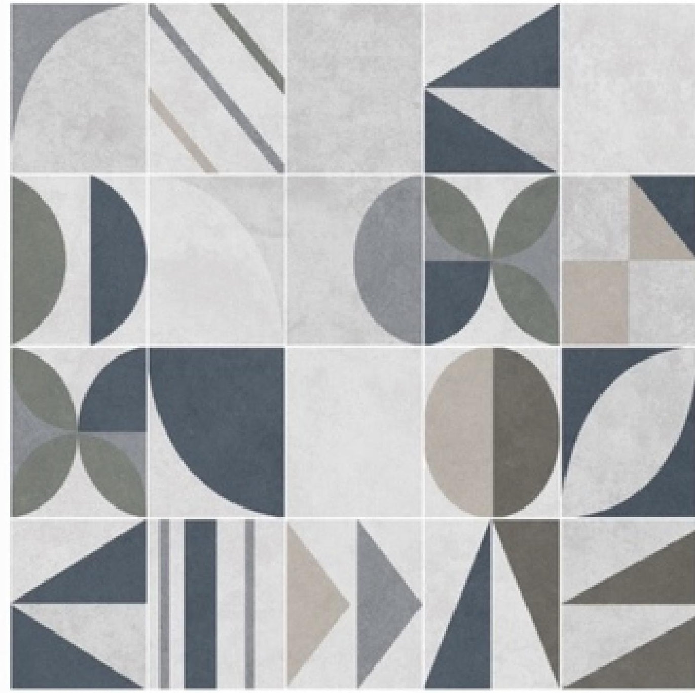 Cubique Bianco 24 x 24 Inch tile close-up