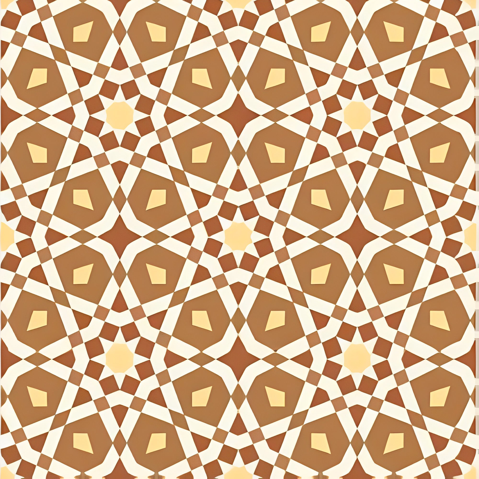 Dasol Brown Moroccan Vitrified Tile 8 * 8 Inch