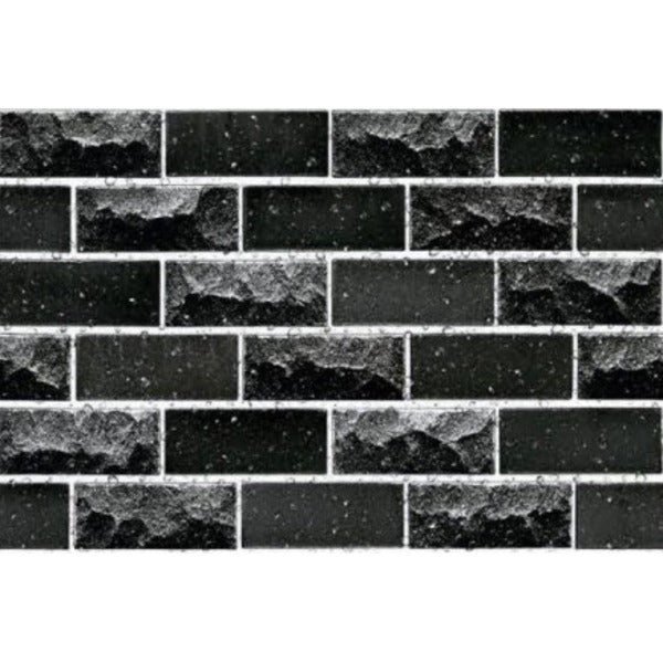 Domimika Negro Matt Vitrified Tiles 12*18 Inch