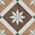 Ducati Beige Decor 2 Moroccan Vitrified Tile 8 * 8 Inch
