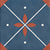 Ducati Navy Decor 2 Moroccan Vitrified Tile 8 * 8 Inch