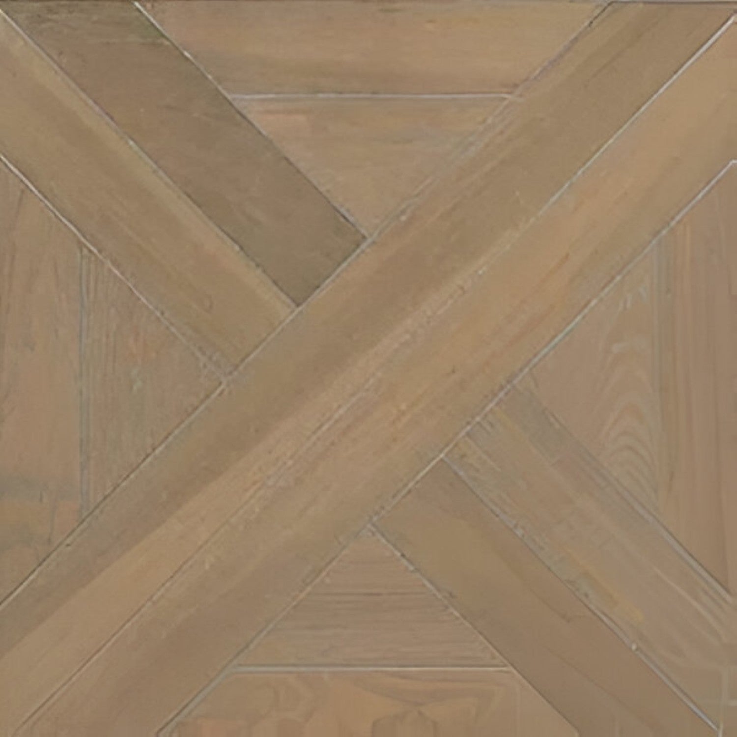 Dusky Grey Oak Parquet Flooring 18x18 Inch