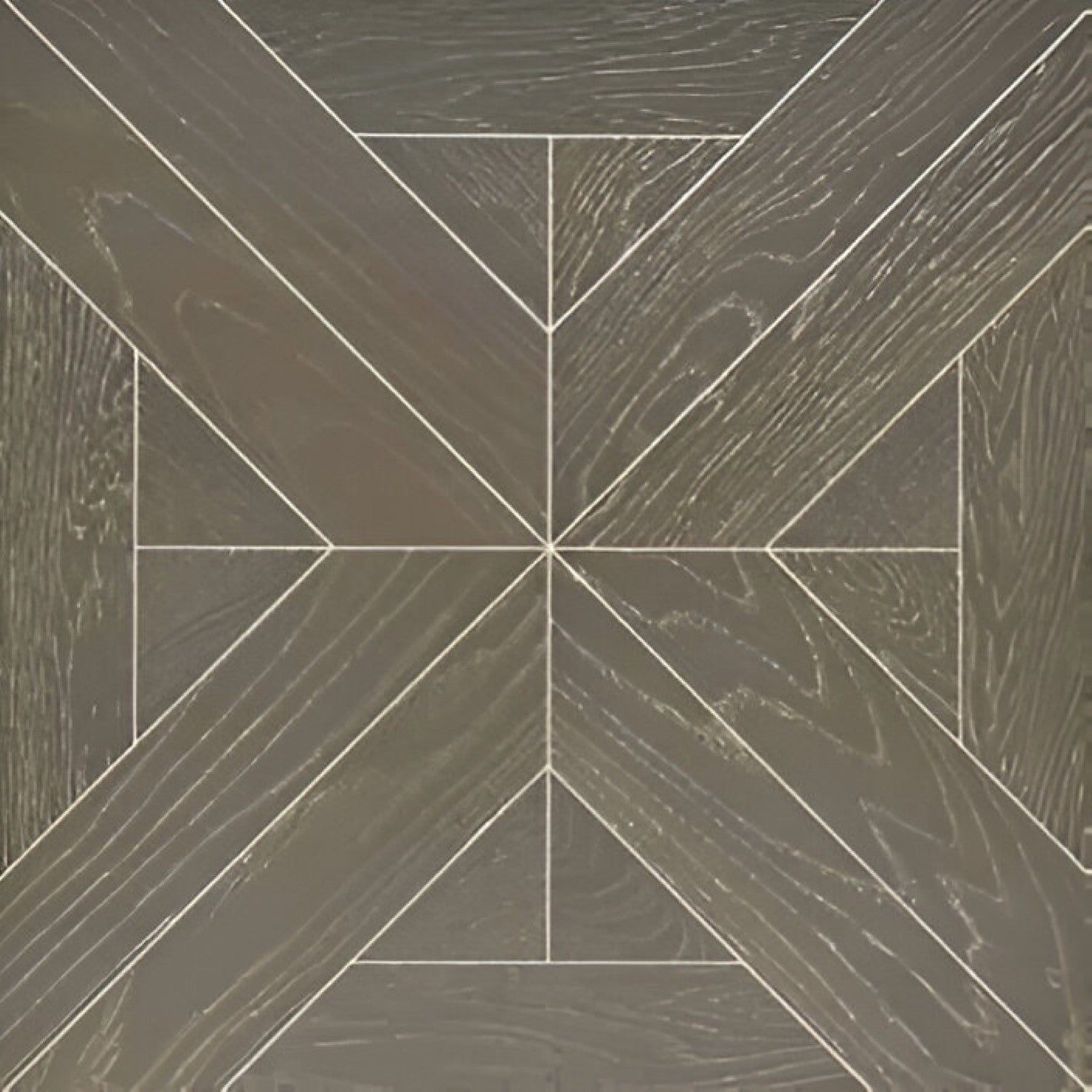 Earl Grey Oak Parquet Flooring 18x18 Inch
