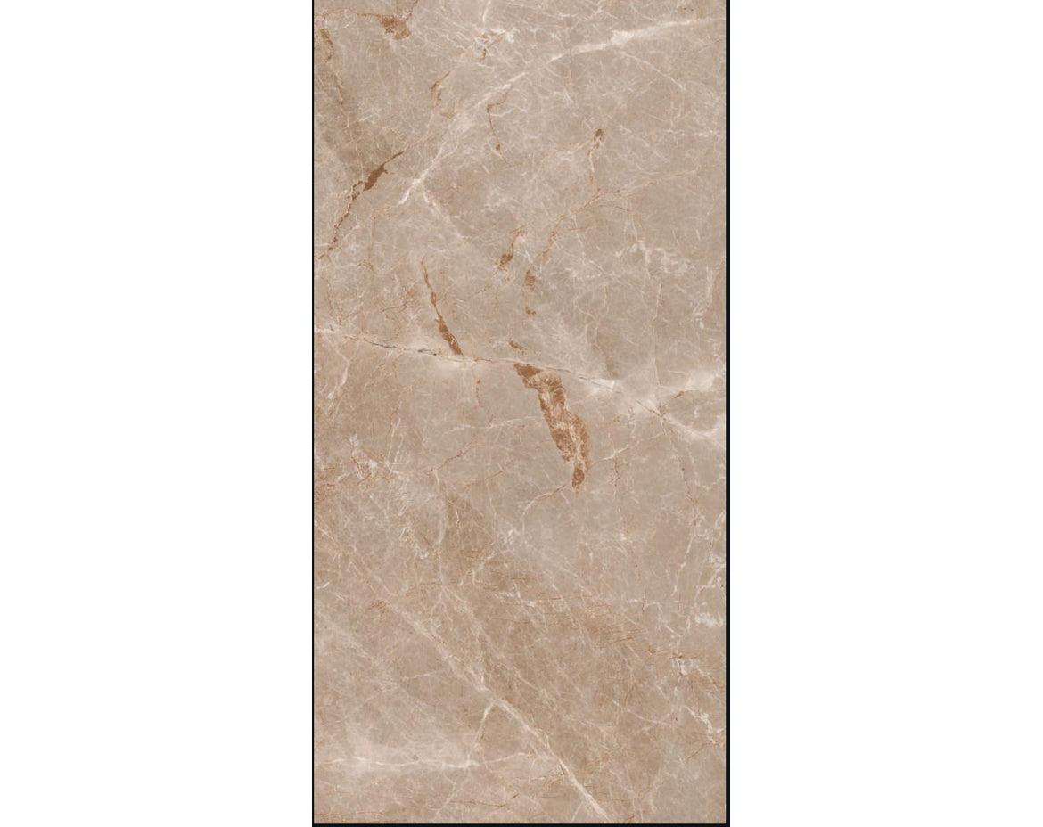 Grace Embrace Brown 32 Inch x 64 Inch tile face close-up