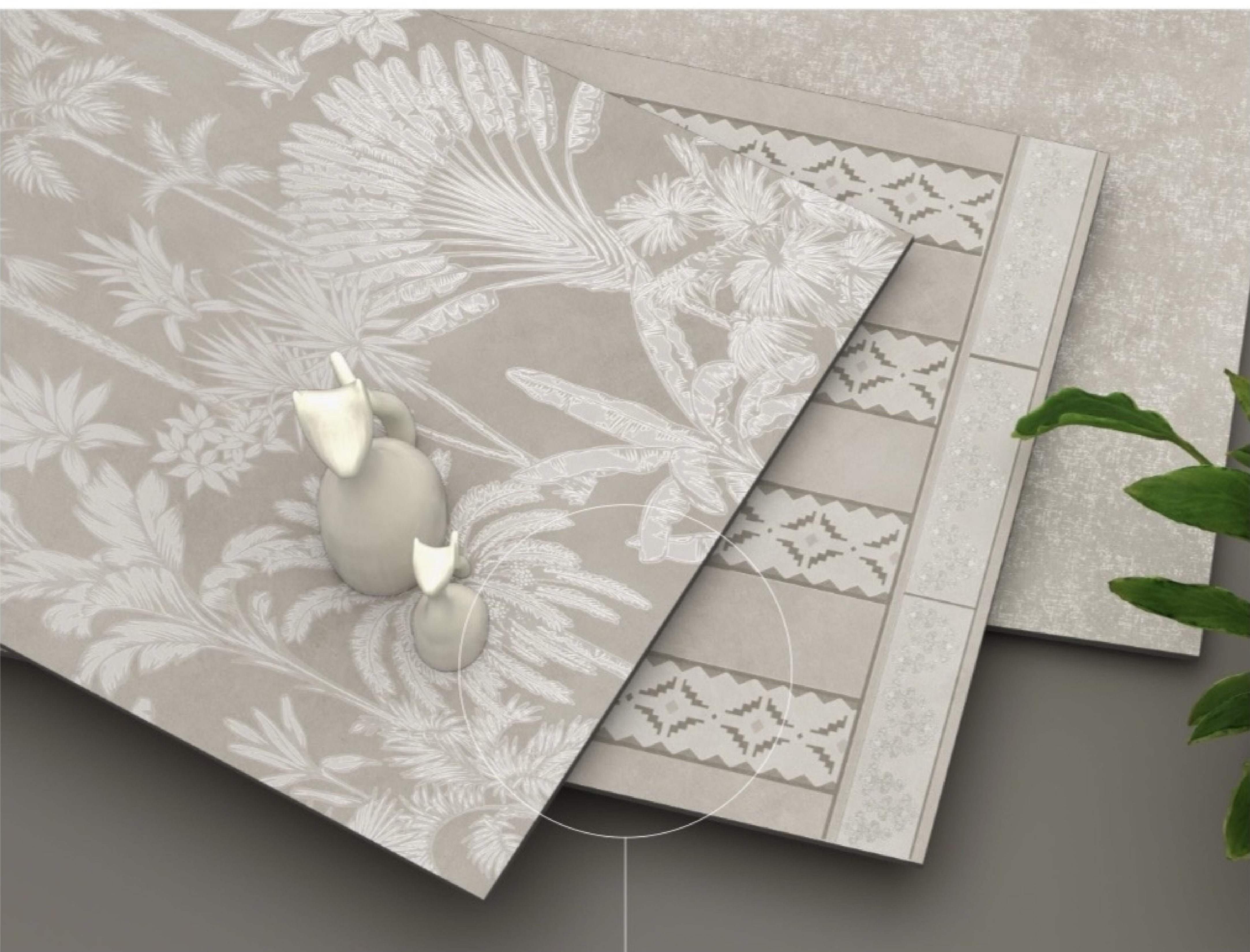 Eton Earth 24x48 Inch tile in room setting
