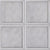 Frame Cosmo Steel Ceramic Tile 12 Inch x 12 Inch